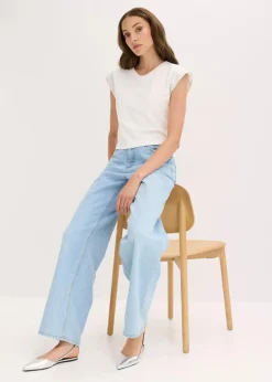 Shirt mit Schulterpolstern