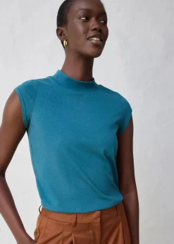 Shirt mit Seidenanteil