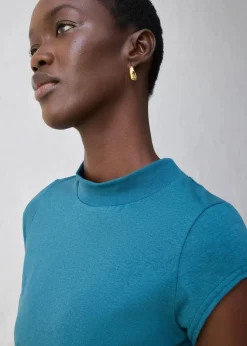 Shirt mit Seidenanteil