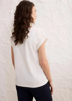 Shirt mit Seidenanteil