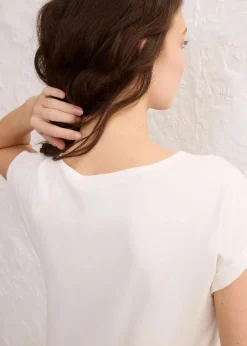 Shirt mit Seidenanteil