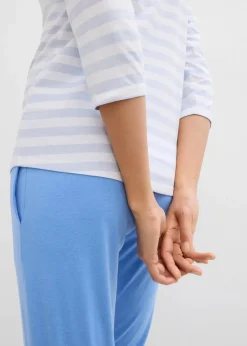 Shirt mit U-Boot-Ausschnitt