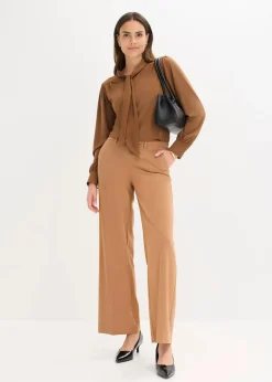 Shirt mit Viskose und Satinschluppe