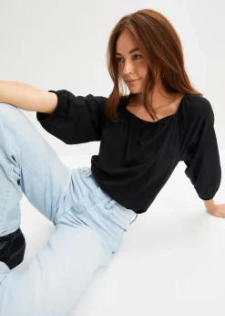 Shirtbluse aus reiner Bio-Baumwolle