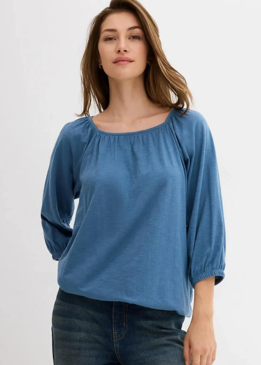Shirtbluse aus reiner Bio-Baumwolle