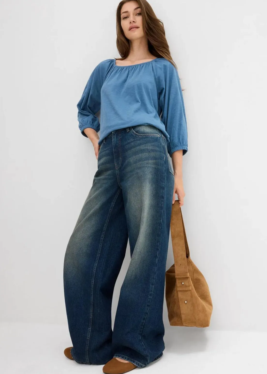 Shirtbluse aus reiner Bio-Baumwolle