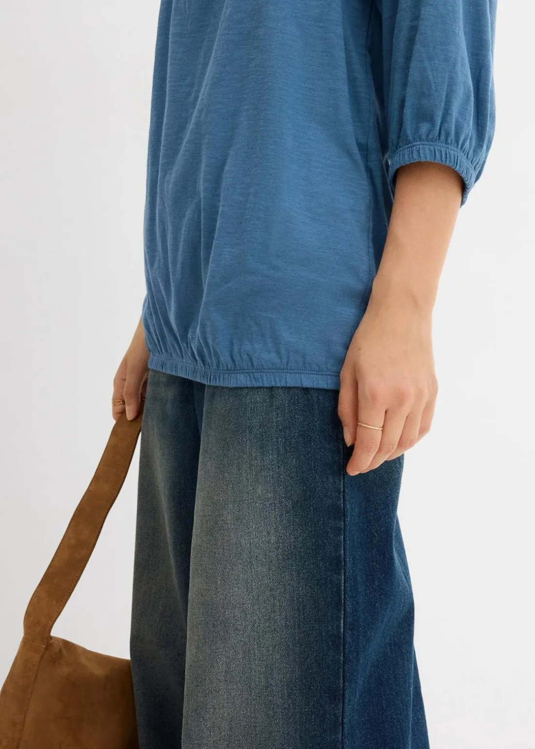 Shirtbluse aus reiner Bio-Baumwolle