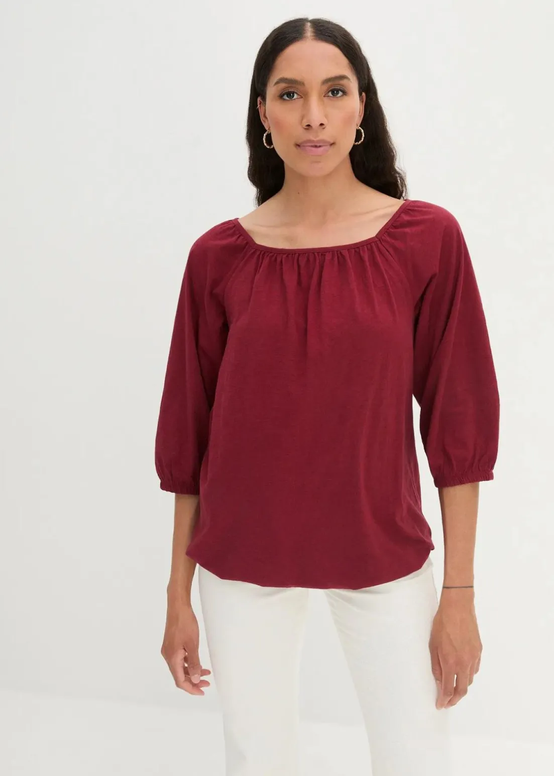 Shirtbluse aus reiner Bio-Baumwolle