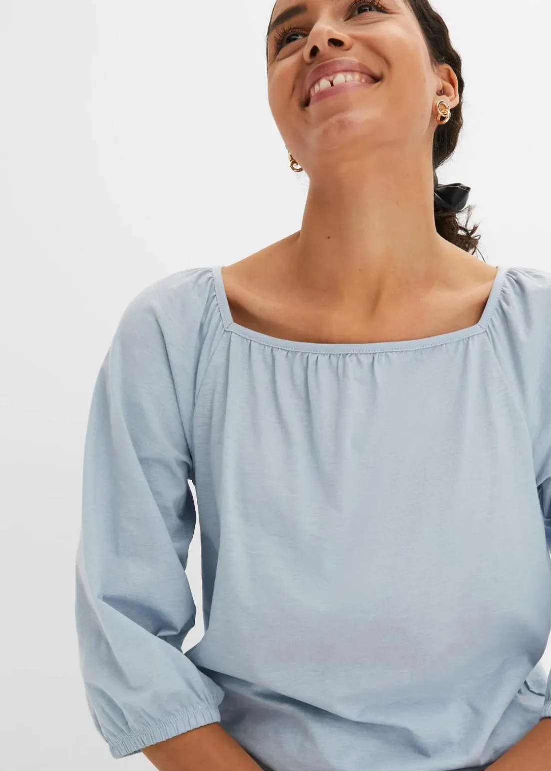 Shirtbluse aus reiner Bio-Baumwolle