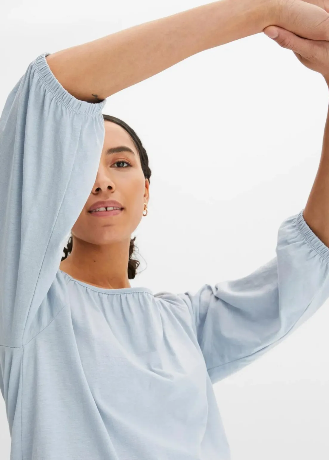 Shirtbluse aus reiner Bio-Baumwolle