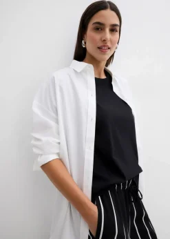 Shirtbluse mit Bindedetail