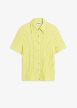 Shirtbluse mit Struktur