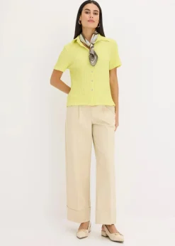 Shirtbluse mit Struktur