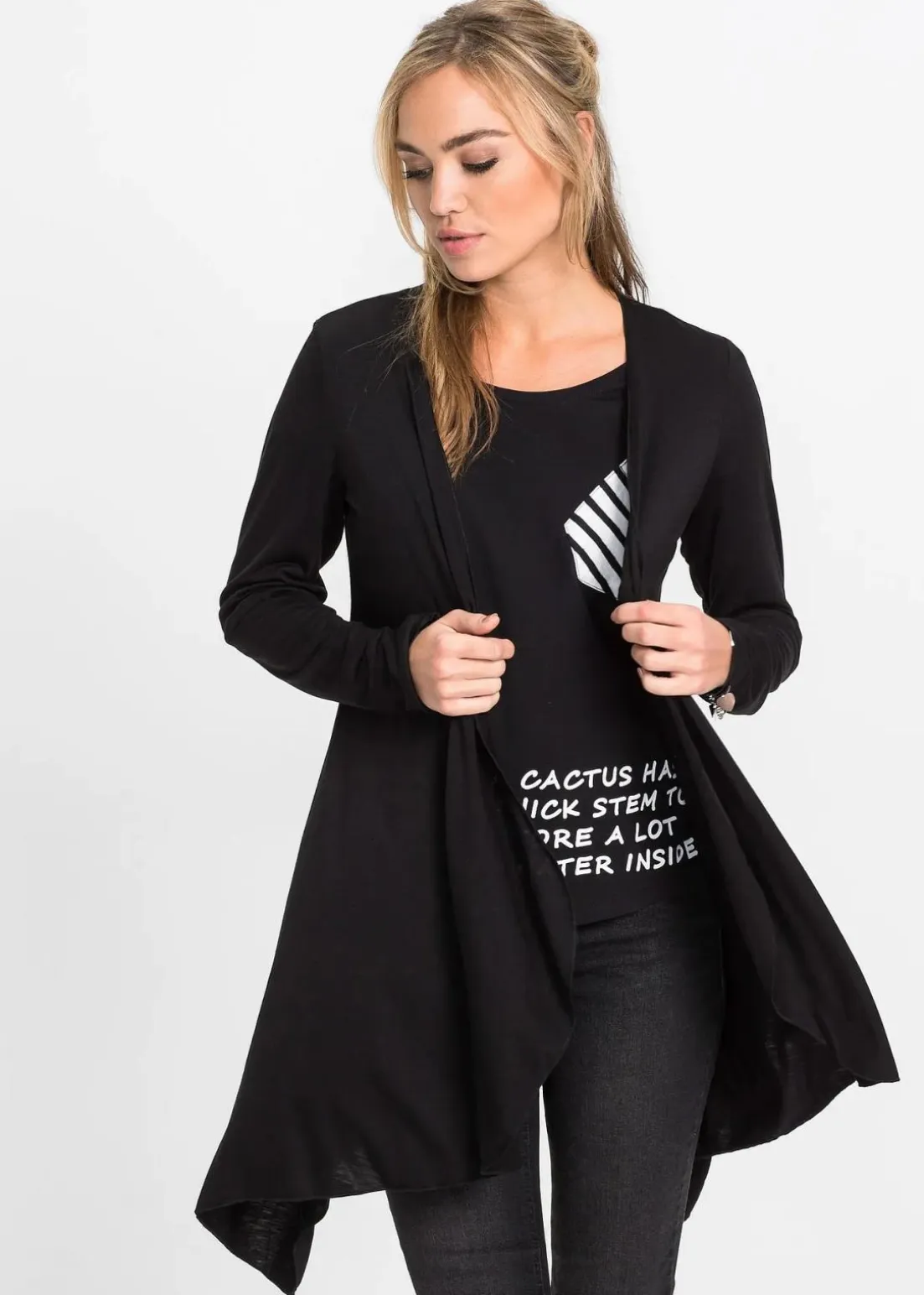 Shirtjacke aus softem Viskose-Mix