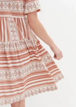 Shirtkleid aus fließendem Viskose-Mix