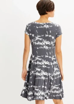 Shirtkleid aus fließender Viskose