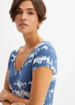 Shirtkleid aus fließender Viskose