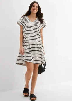 Shirtkleid aus reiner Baumwolle