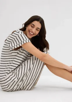 Shirtkleid aus reiner Baumwolle