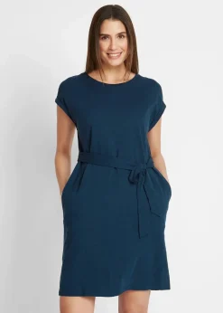 Shirtkleid aus reiner Baumwolle