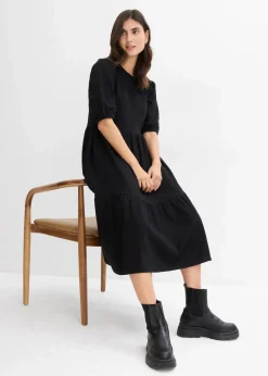 Shirtkleid aus reiner Baumwolle