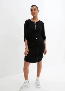 Shirtkleid aus schwerer Baumwolle