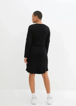 Shirtkleid aus schwerer Baumwolle