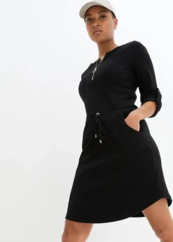 Shirtkleid aus schwerer Baumwolle