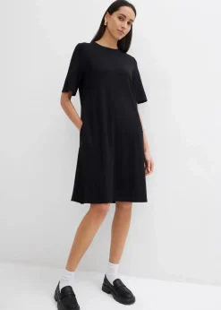 Shirtkleid in A-Linie aus Viskose-Mix