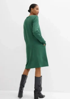 Shirtkleid in A-Linie aus Viskose-Mix