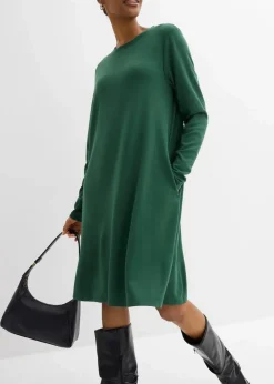 Shirtkleid in A-Linie aus Viskose-Mix