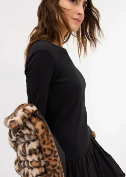 Shirtkleid mit Ballonrock