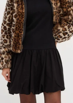 Shirtkleid mit Ballonrock