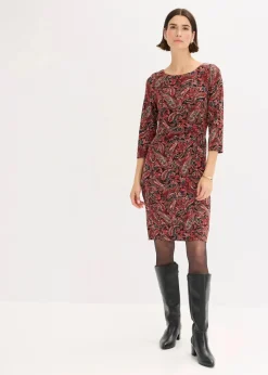 Shirtkleid mit Paisley Druck