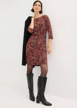 Shirtkleid mit Paisley Druck