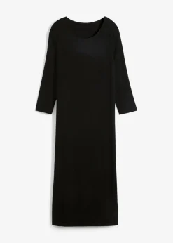 Shirt-Kleid mit 3/4-Ärmeln
