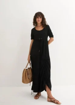 Shirt-Kleid mit 3/4-Ärmeln