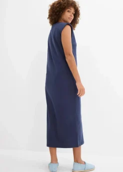 Shirtkleid mit Schulterpolstern aus reiner Bio-Baumwolle