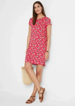 Shirtkleid mit seitlichen Schlitzen aus reiner Baumwolle (2er Pack)