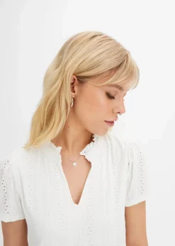 Shirtkleid mit Spitze