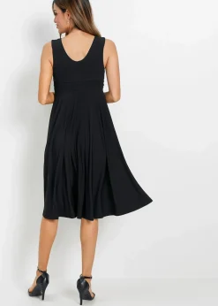 Shirtkleid mit V-Ausschnitt