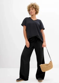 Shirt-Tunika aus softem Musselin