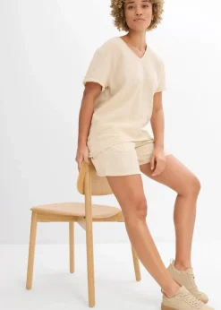 Shirt-Tunika aus softem Musselin