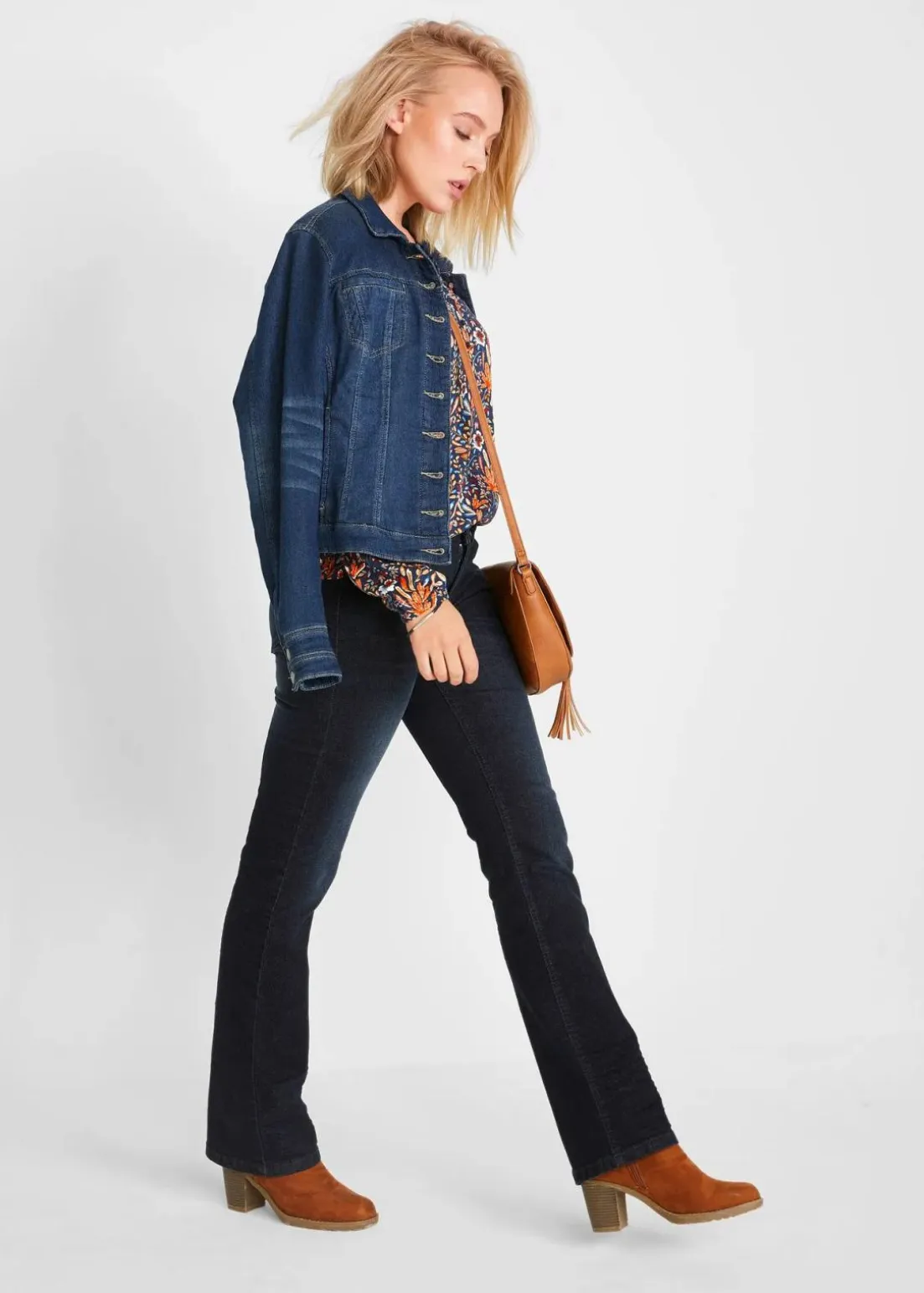 Shirt-Tunika, bedruckt, Langarm