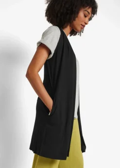 Shirt-Weste aus Viskose