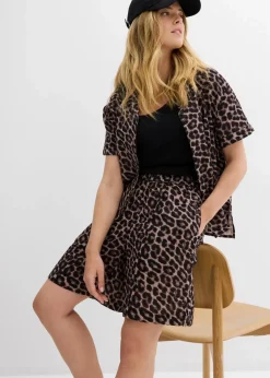 Shorts aus softem Musselin