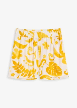 Shorts aus strukturierter Viskose