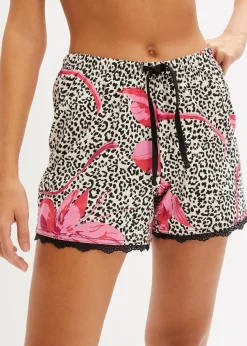 Shorts (2er Pack) mit zarter Spitze