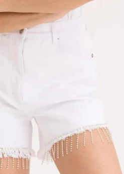 Shorts mit Kettendetail
