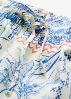 Shorts mit Seidenanteil